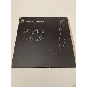 Paul Reid A Letter To My Love 1967 LP Columbia EL-115 Two Eye Mono VG+